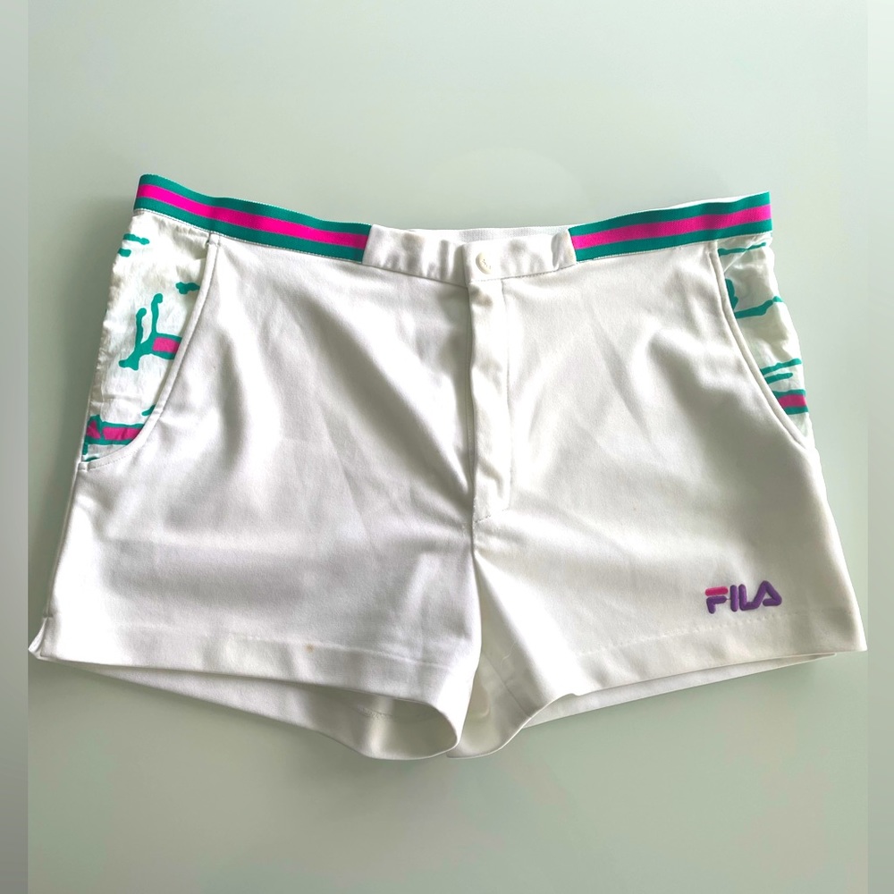 Vintage FILA Hight Tide Tennis Short Men Size 36